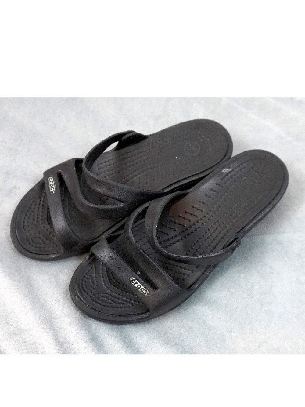 Black Crocs Sandals